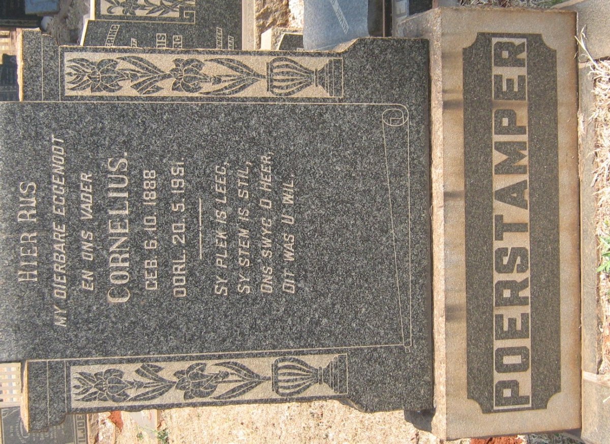 POERSTAMPER Cornelius 1888-1951