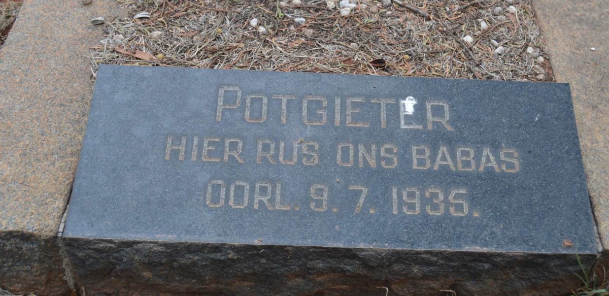 POTGIETER Baba -1935 :: POTGIETER Baba -1935