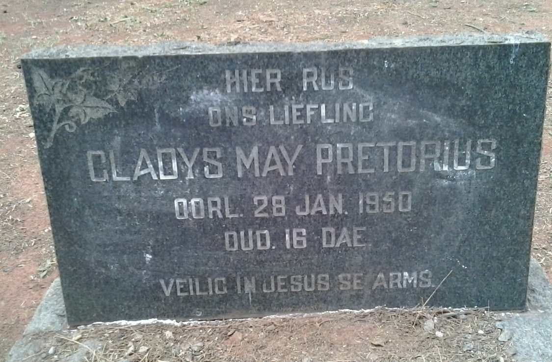 PRETORIUS Gladys May 1950-1950