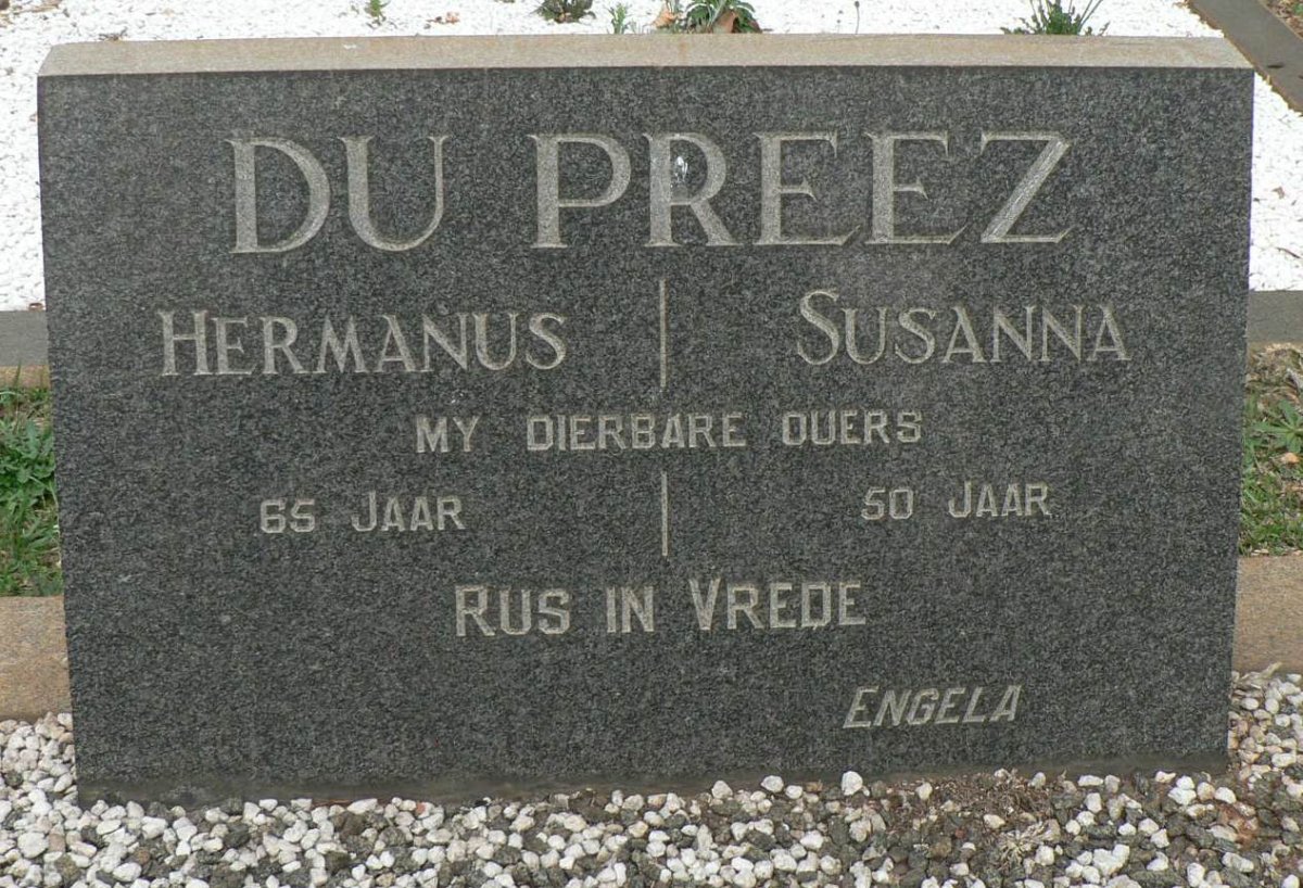 PREEZ Hermanus, du &amp; Susanna