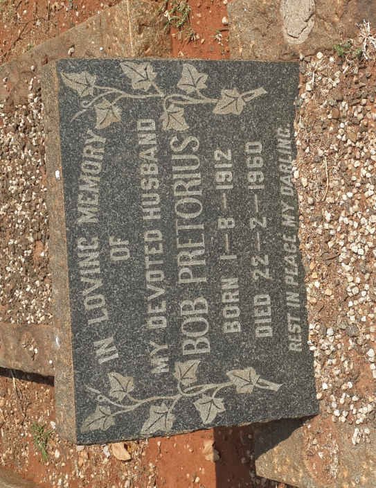 PRETORIUS Bob 1912-1960