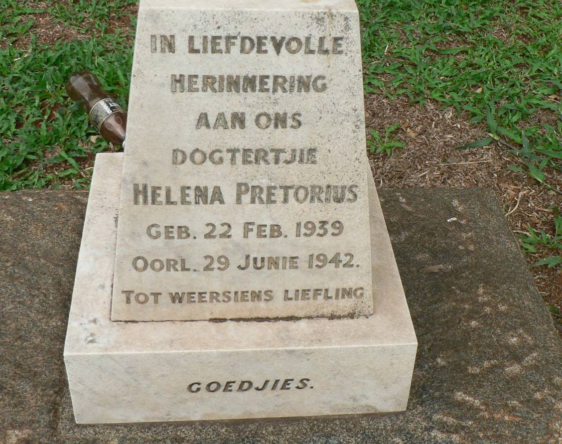 PRETORIUS Helena 1939-1942
