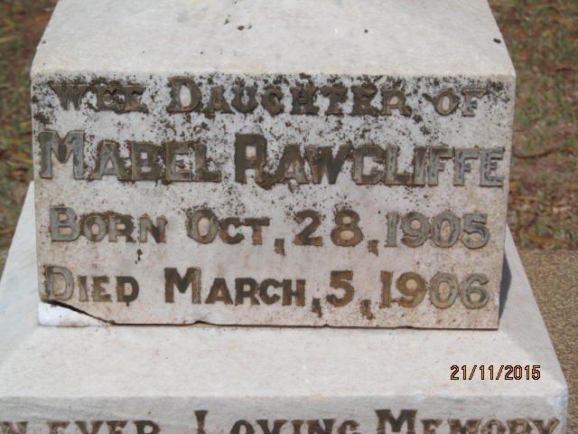 RAWCLIFFE Mabel 1905-1906