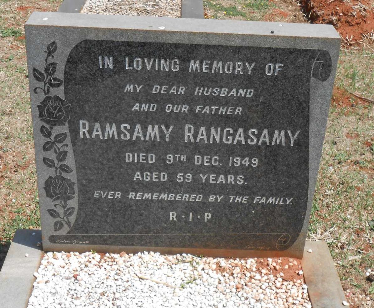 RANGASAMY Ramsamy -1949