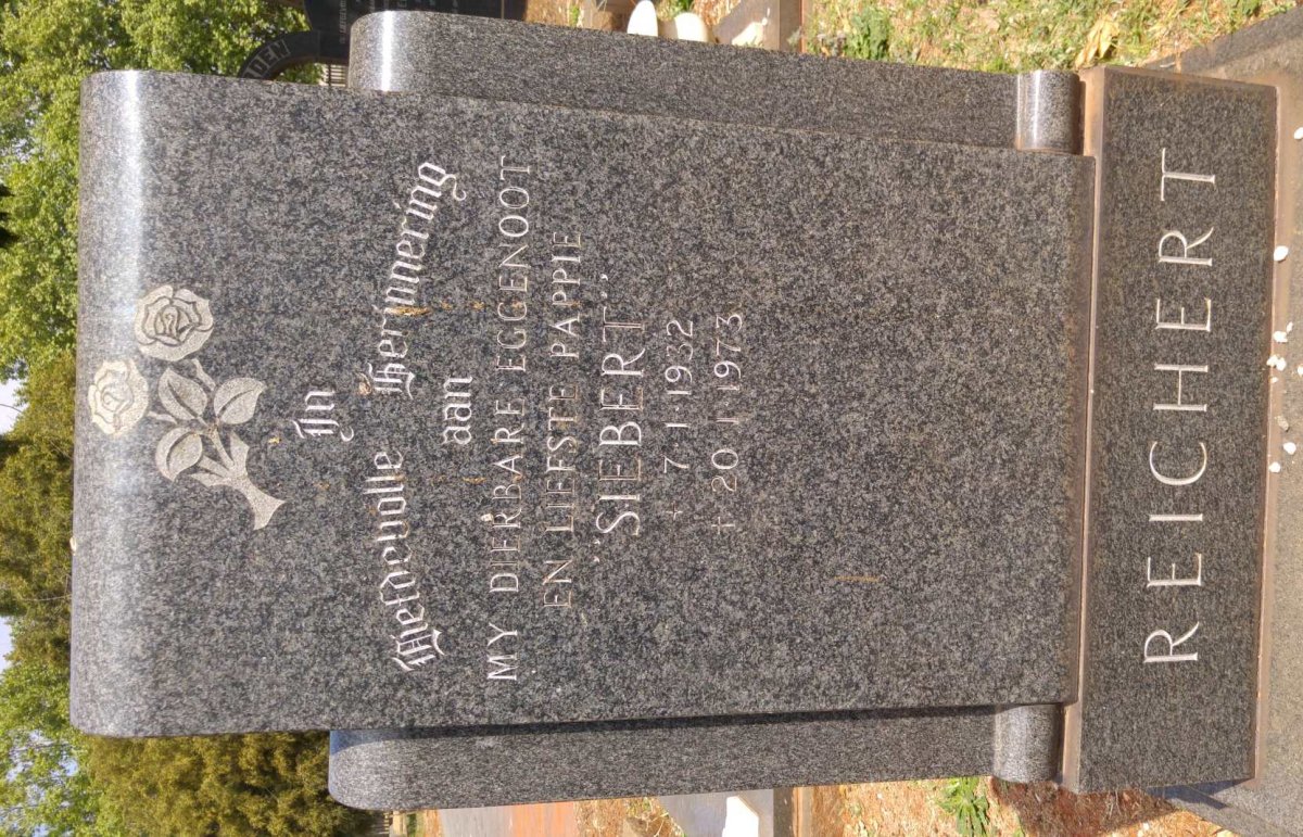 REICHERT Siebert 1932-1973