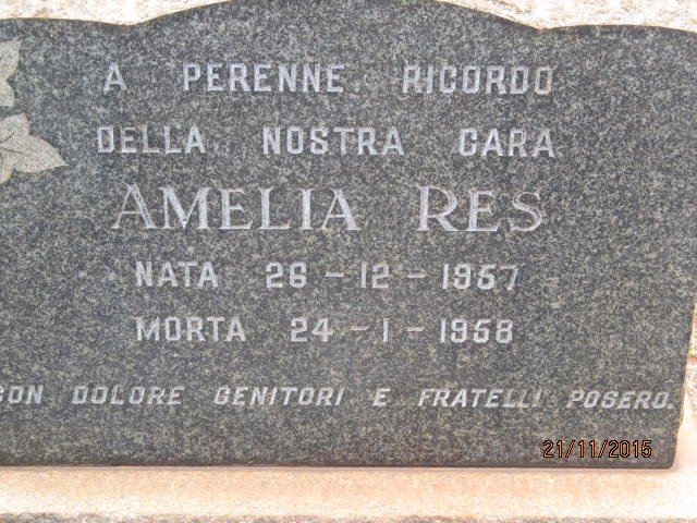 RES Amelia 1957-1958