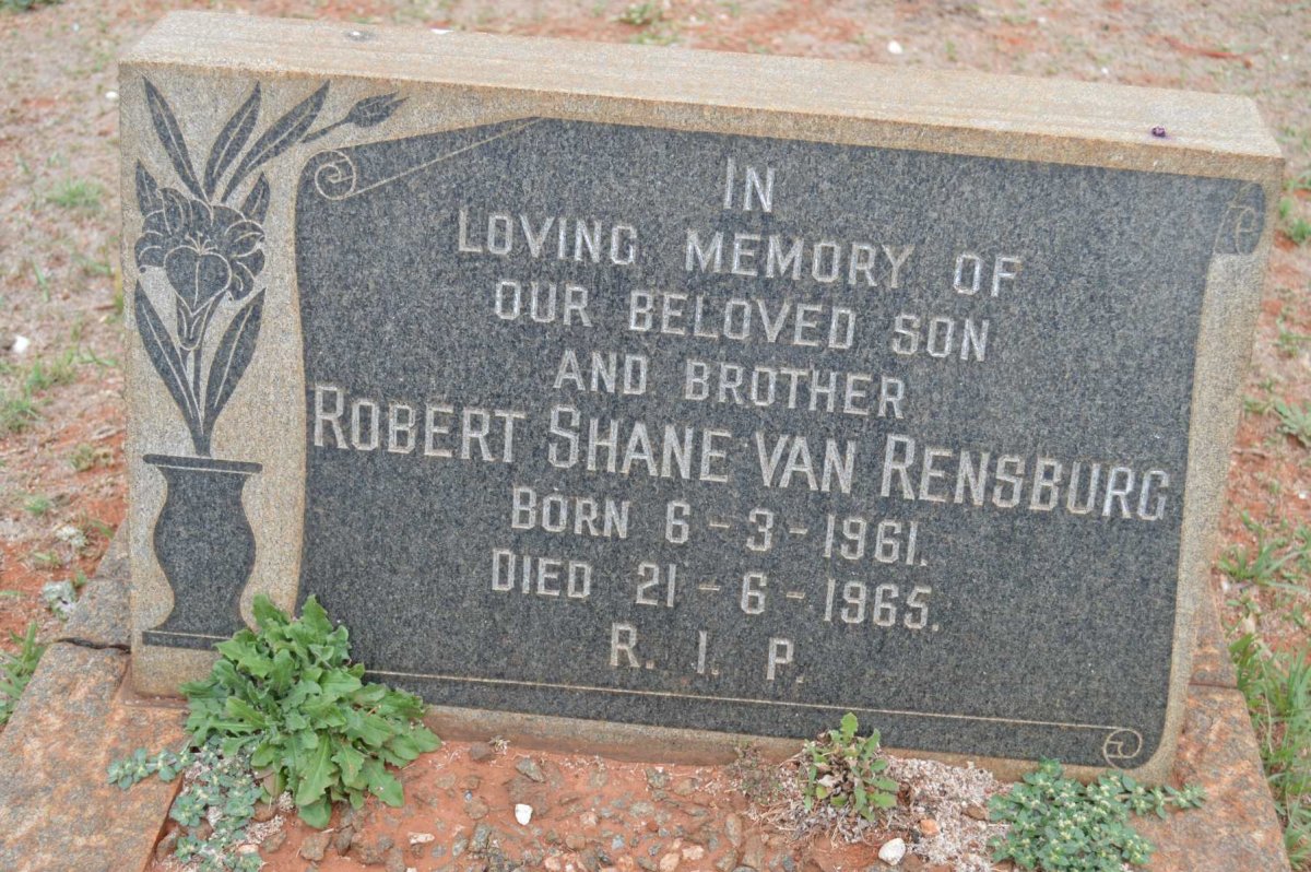 RENSBURG Robert Shane, van 1961-1965