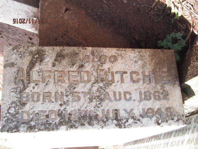 RITCHIE Alfred 1862-1945 &amp; ?