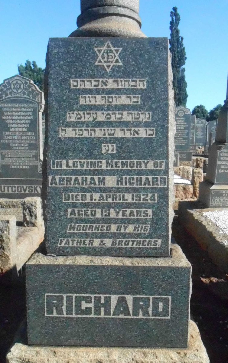 RICHARD Abraham -1924