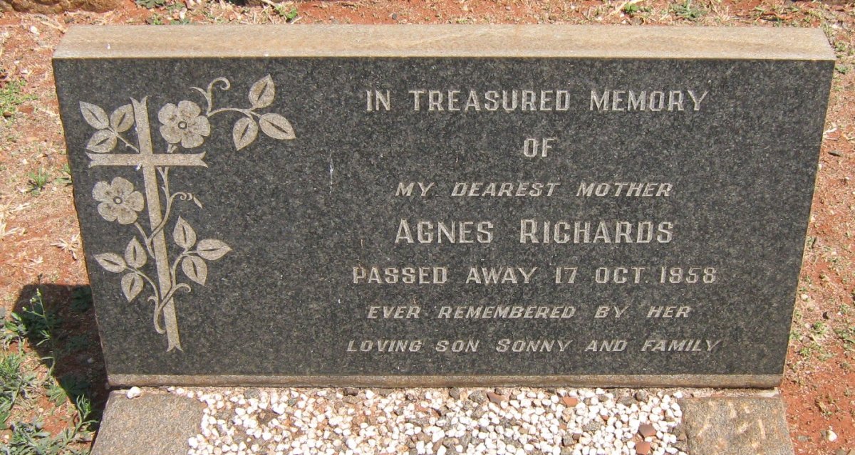 RICHARDS Agnes -1958