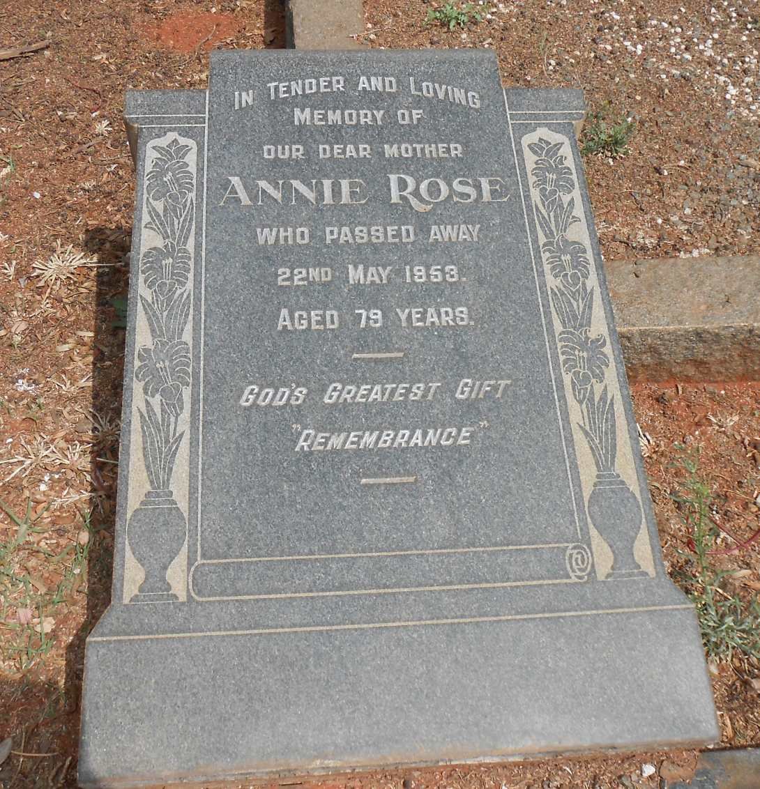 ROSE Annie -1953