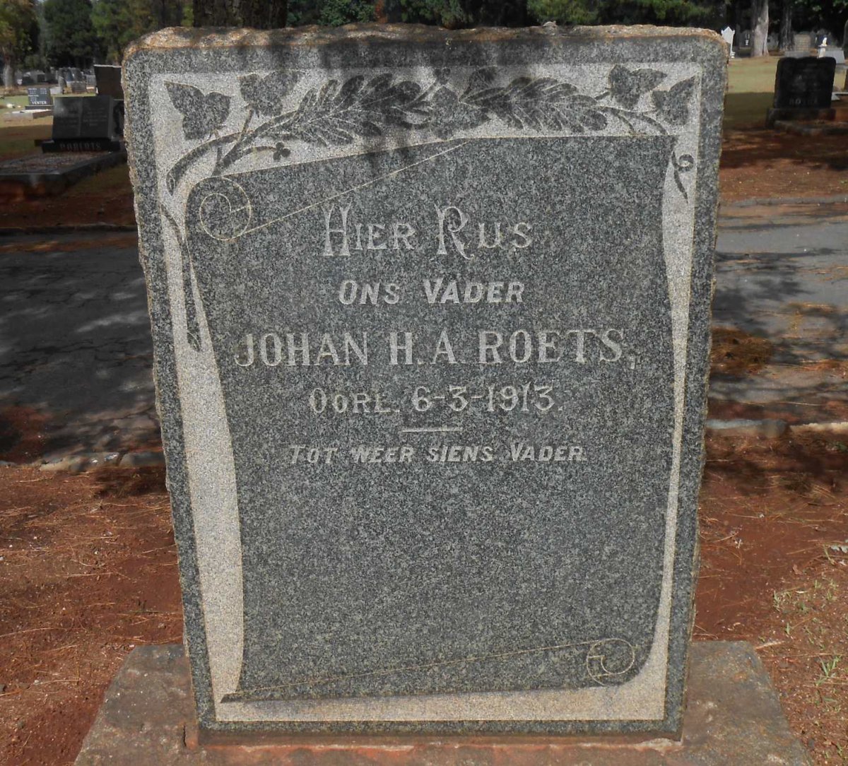 ROETS Johan H.A. -1913