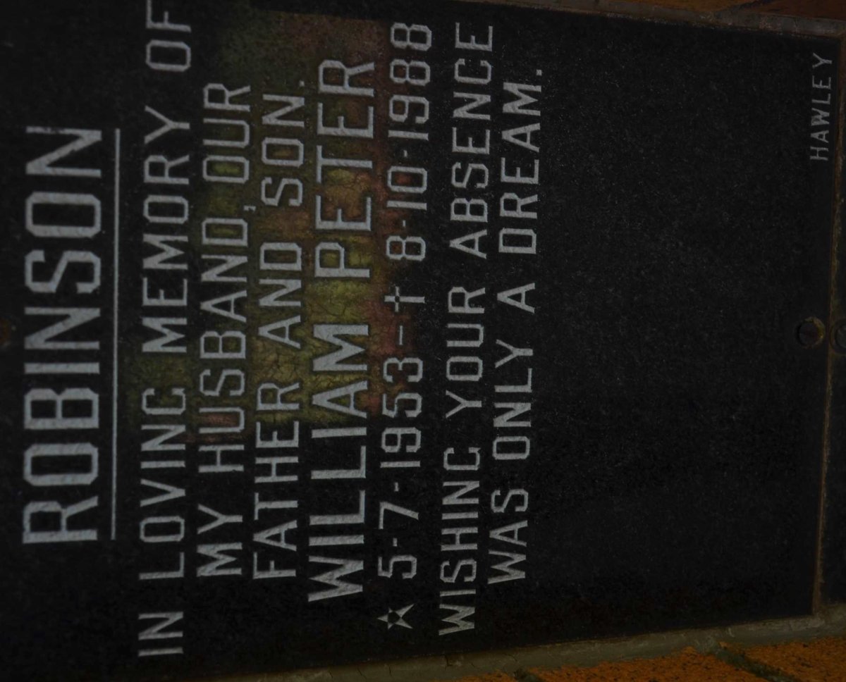 ROBINSON William Peter 1953-1988