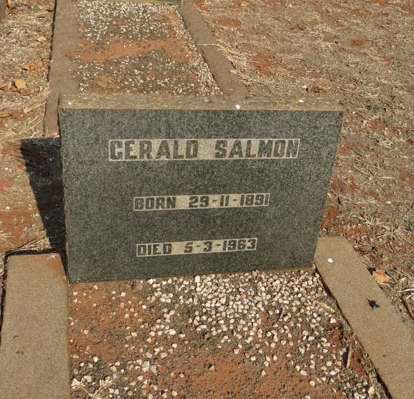 SALMON Gerald 1891-1963