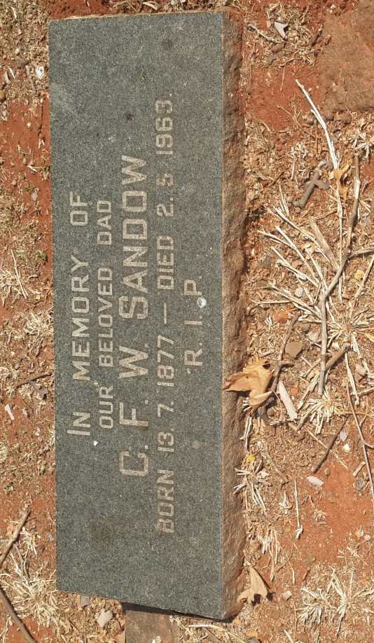 SANDOW C.F.W. 1877-1963