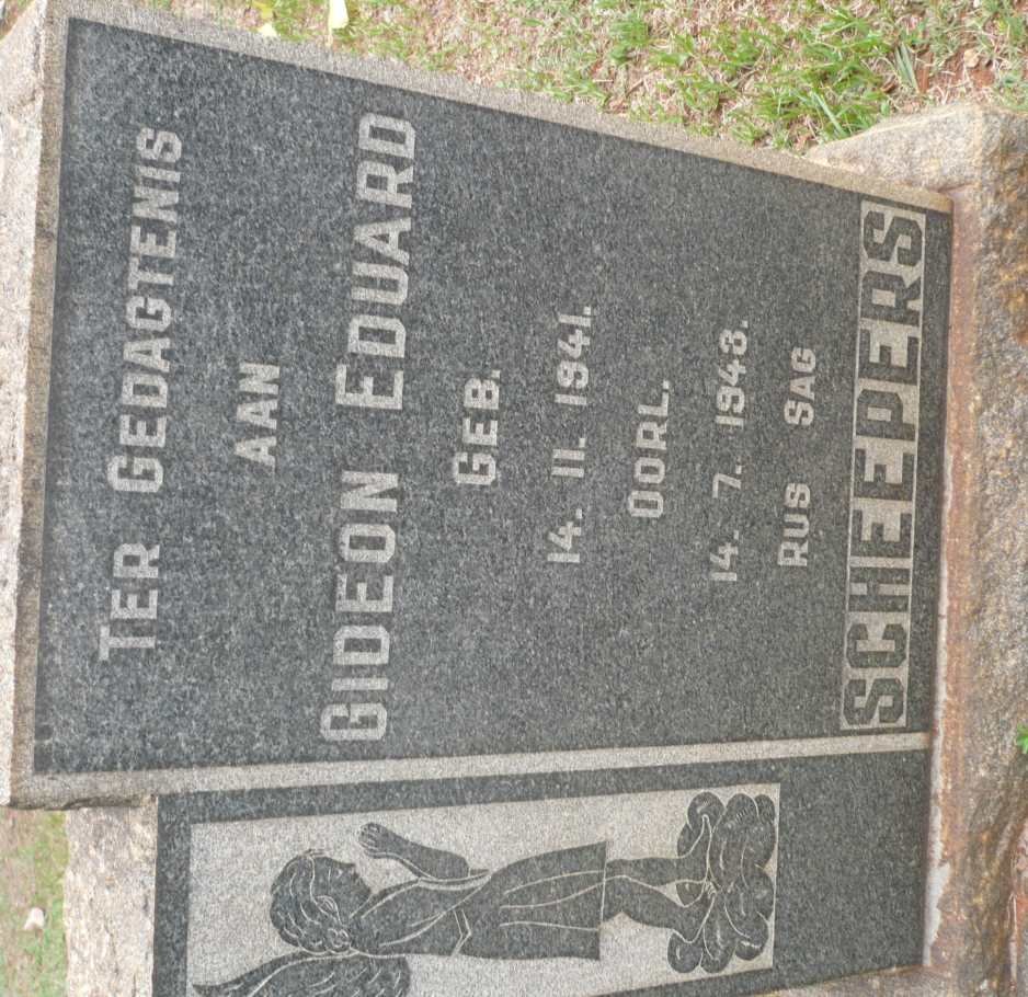 SCHEEPERS Gideon Eduard 1941-1943