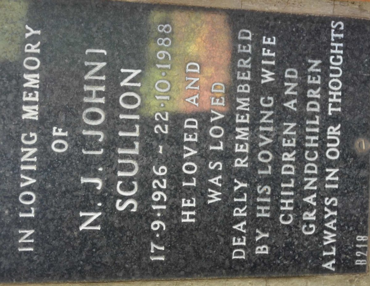 SCULLION N.J. 1926-1988