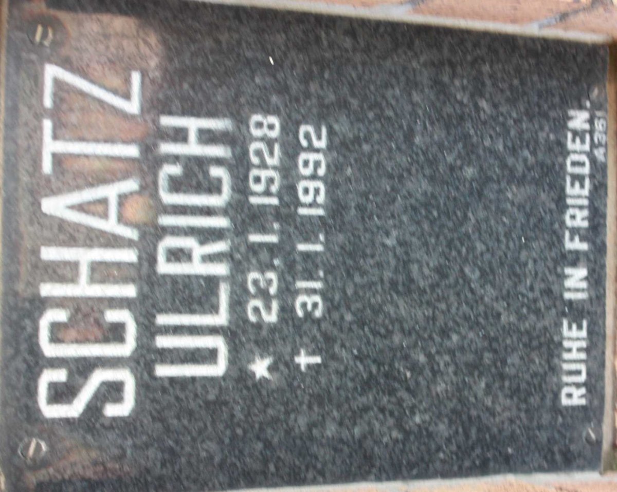 SCHATZ Ulrich 1928-1992