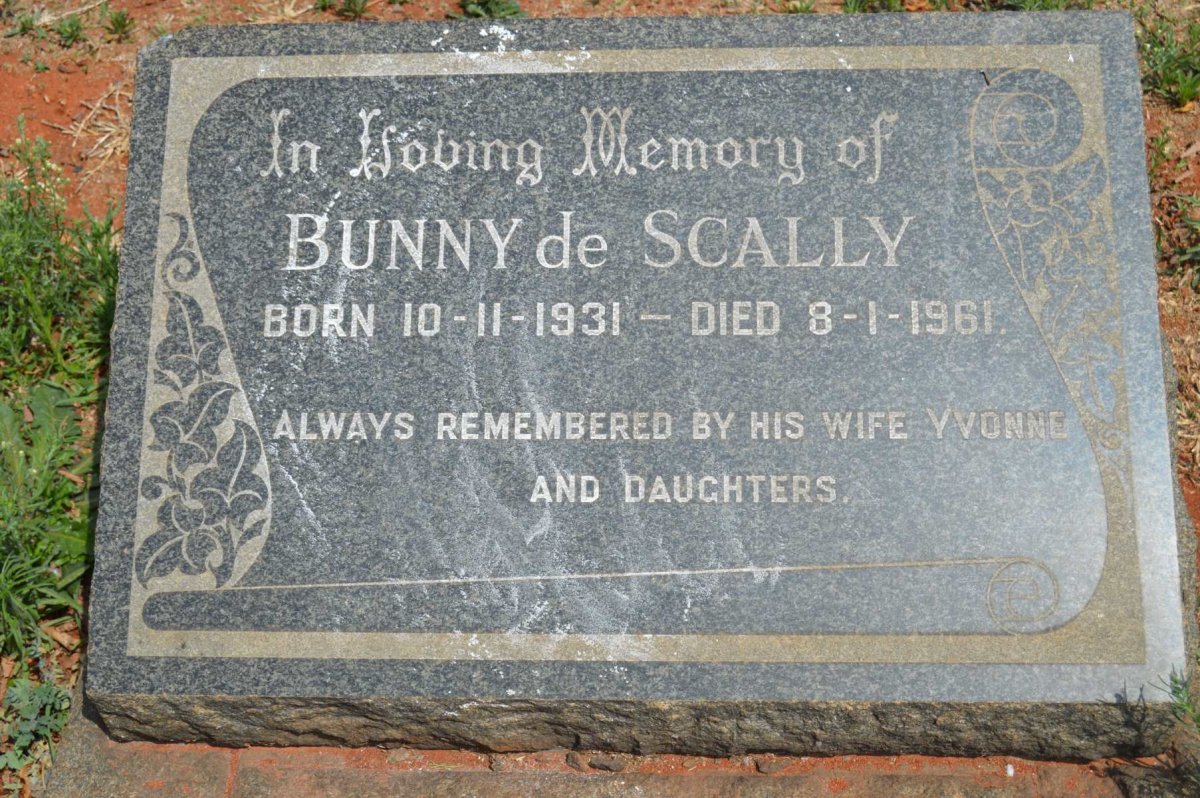 SCALLY Bunny, de 1931-1961