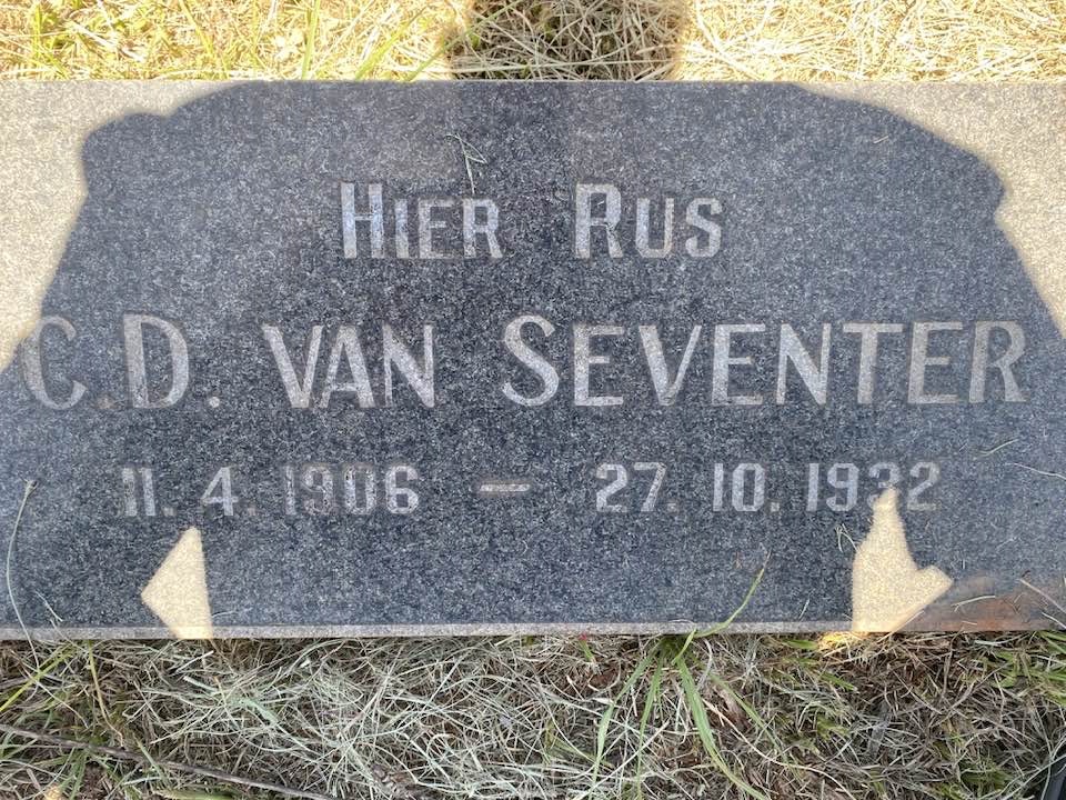 SEVENSTER Christiaan David, van 1906-1932