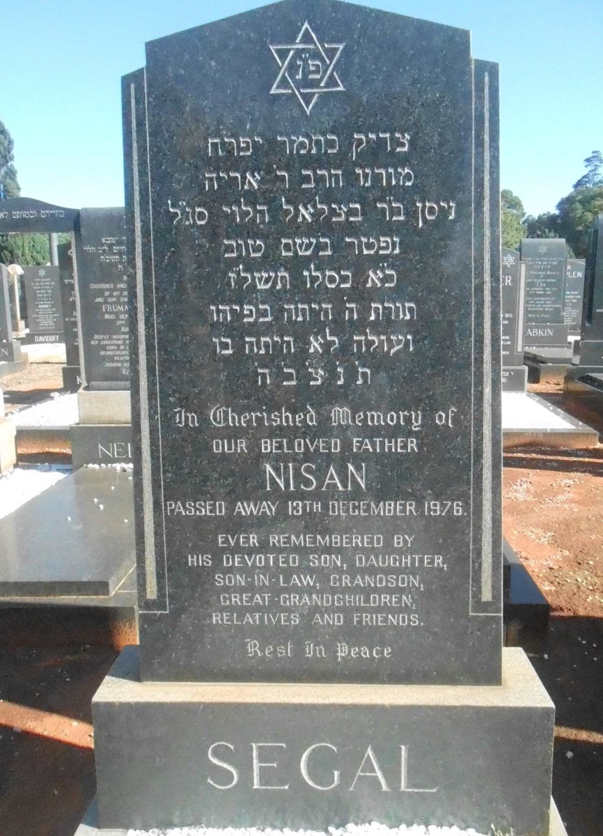 SEGAL Nisan -1976