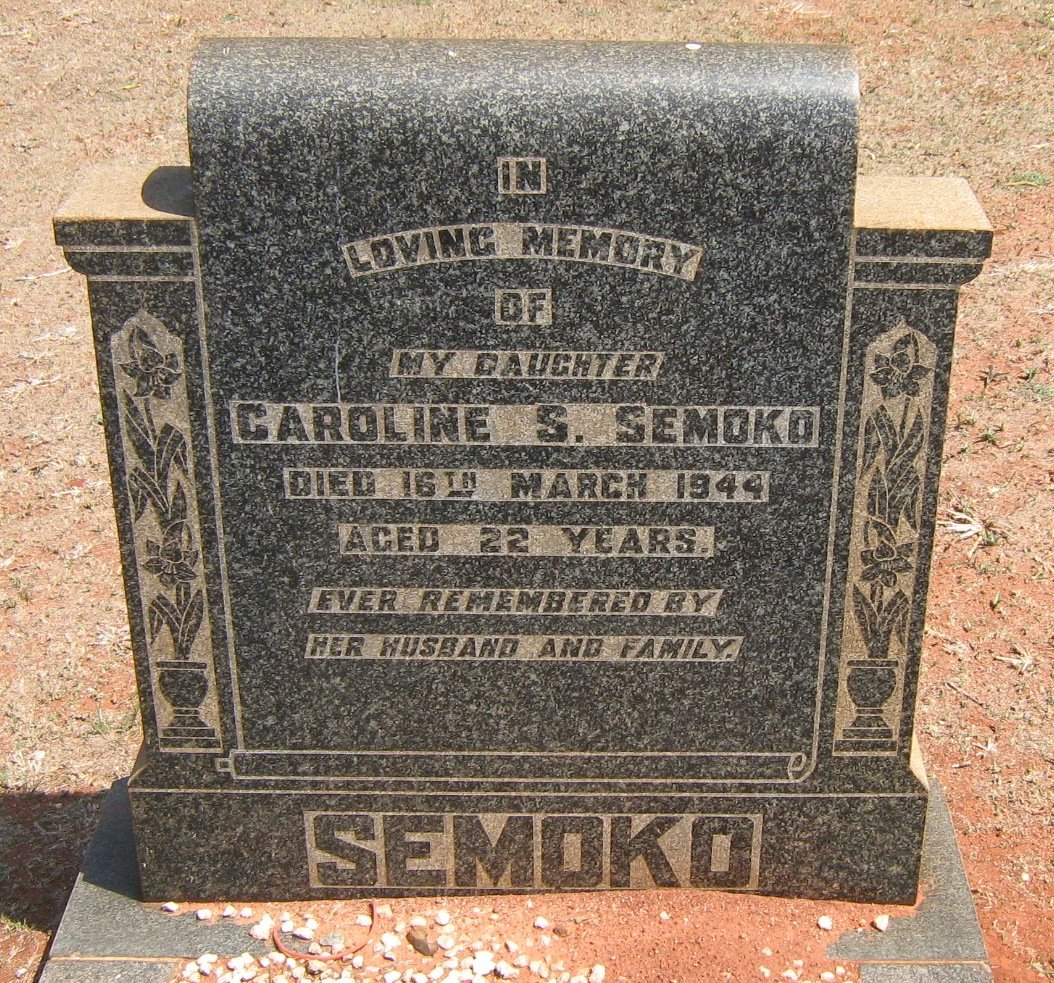 SEMOKO Caroline S. -1944