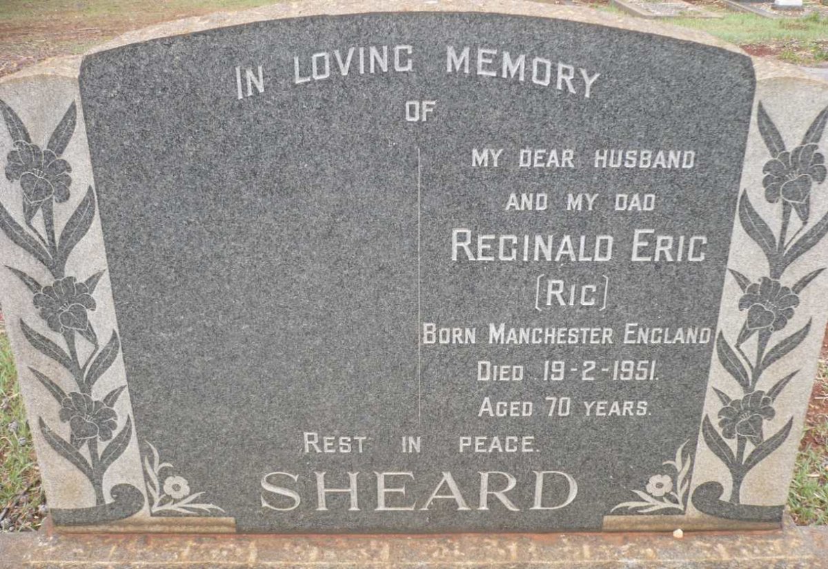 SHEARD Reginald Eric -1951