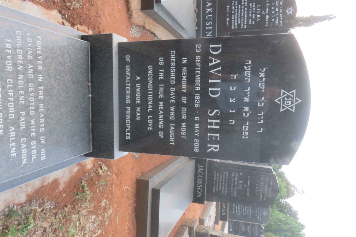 SHER David 1925-2018