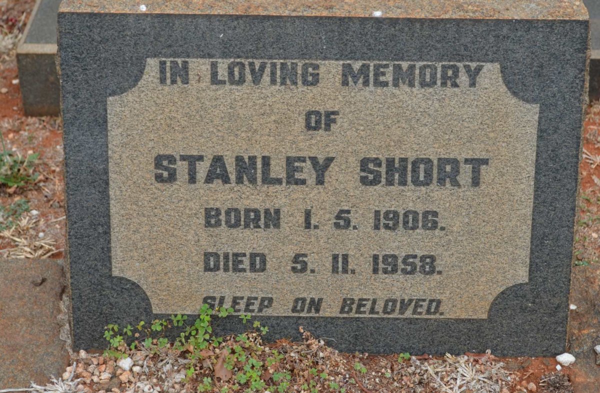SHORT Stanley 1906-1958