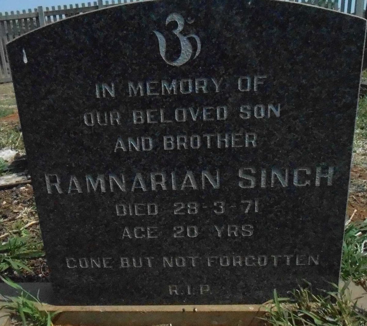 SINGH Ramnarian -1971