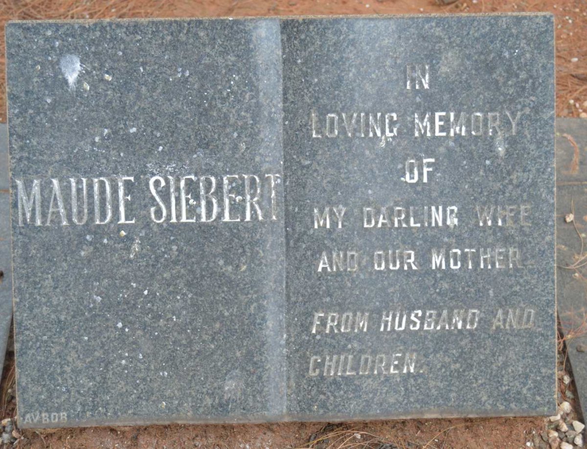 SIEBERT Maude
