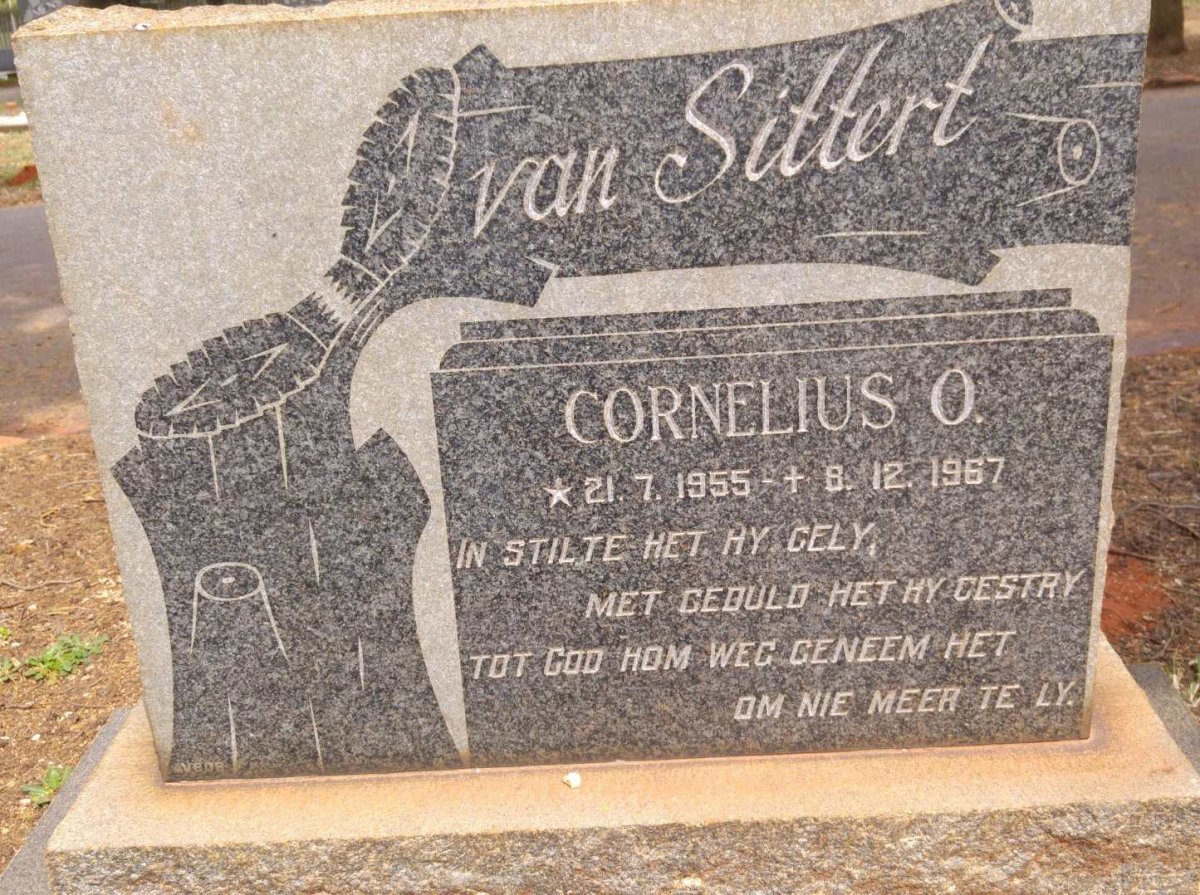 SITTERT Cornelius O. van 1955-1967