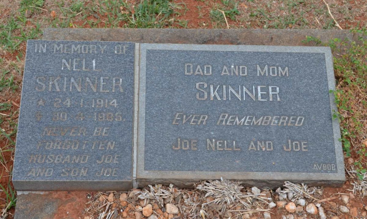 SKINNER ? &amp; ? :: SKINNER Nell 1914-1985