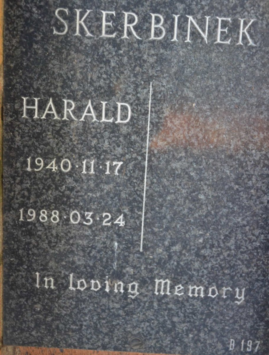 SKERBINEK Harald 1940-1988