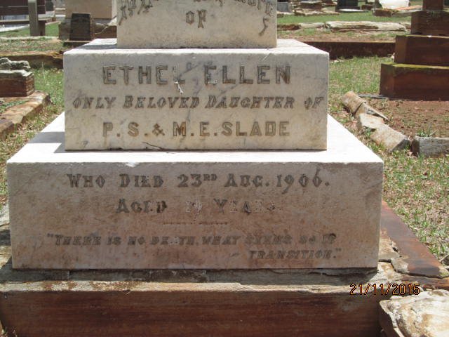 SLADE Ethel Ellen -1906