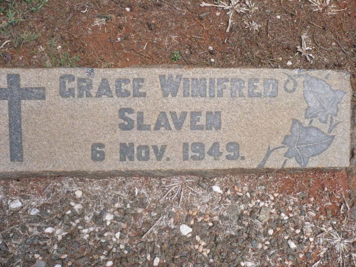 SLAVEN Grace Winifred -1949