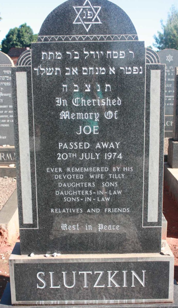 SLUTZKIN Joe -1974