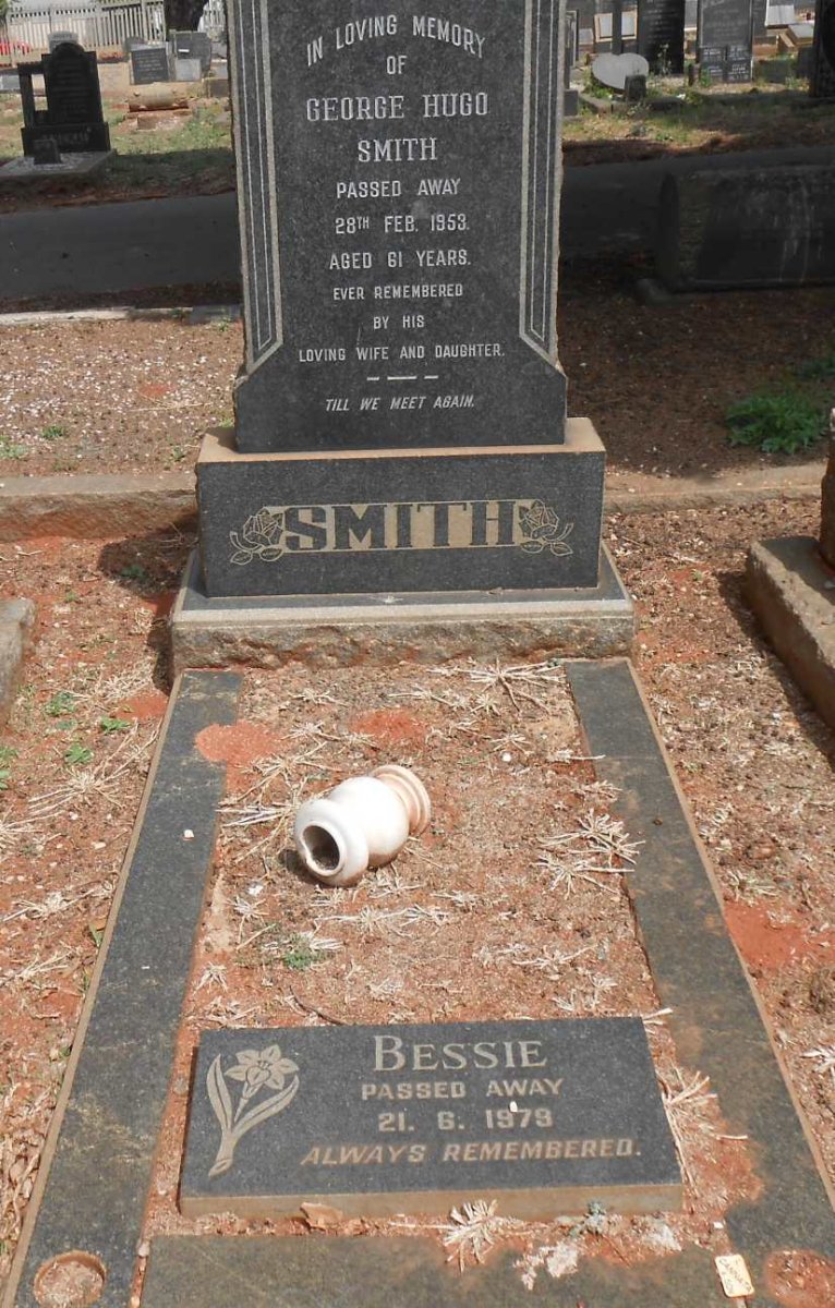 SMITH George Hugo -1953 &amp; Bessie -1979