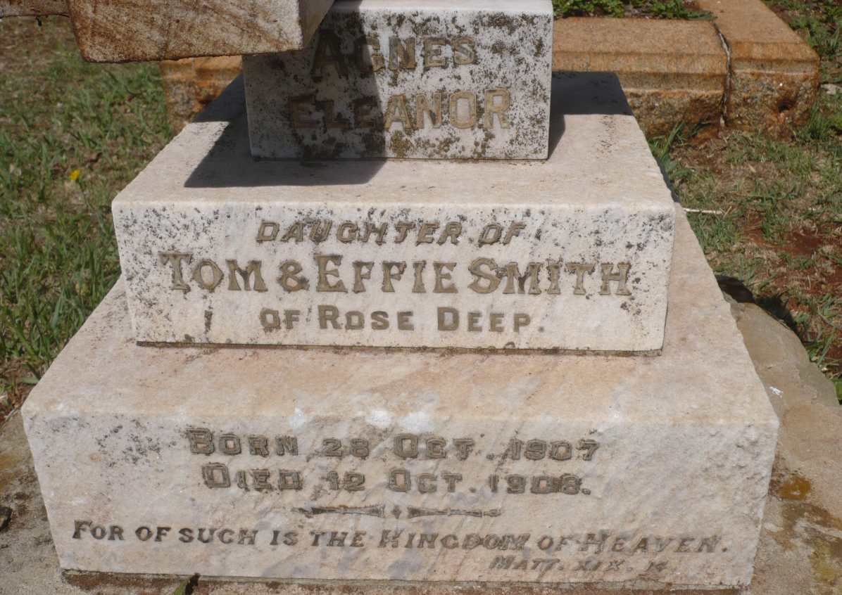 SMITH Agnes Eleanor 1907-1908