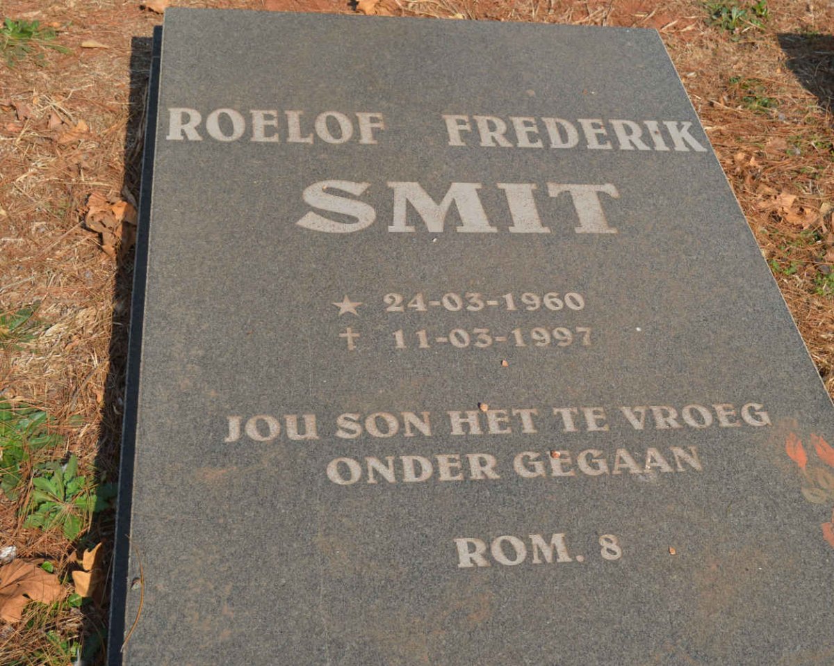 SMIT Roelof Frederik 1960-1997