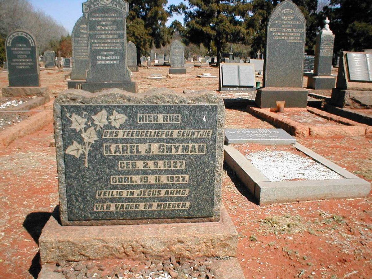 SNYMAN Karel J. 1927-1927