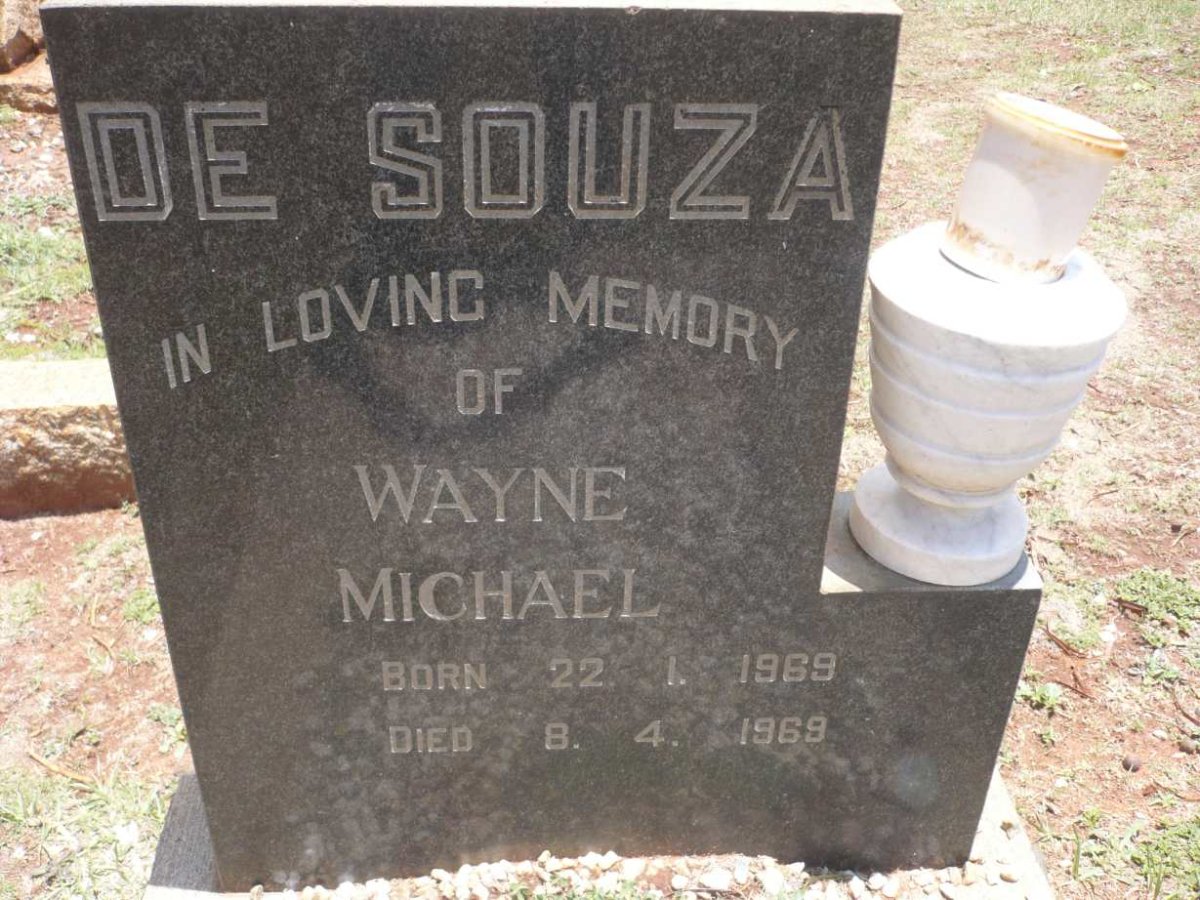 SOUZA Wayne Michael, de 1969-1969