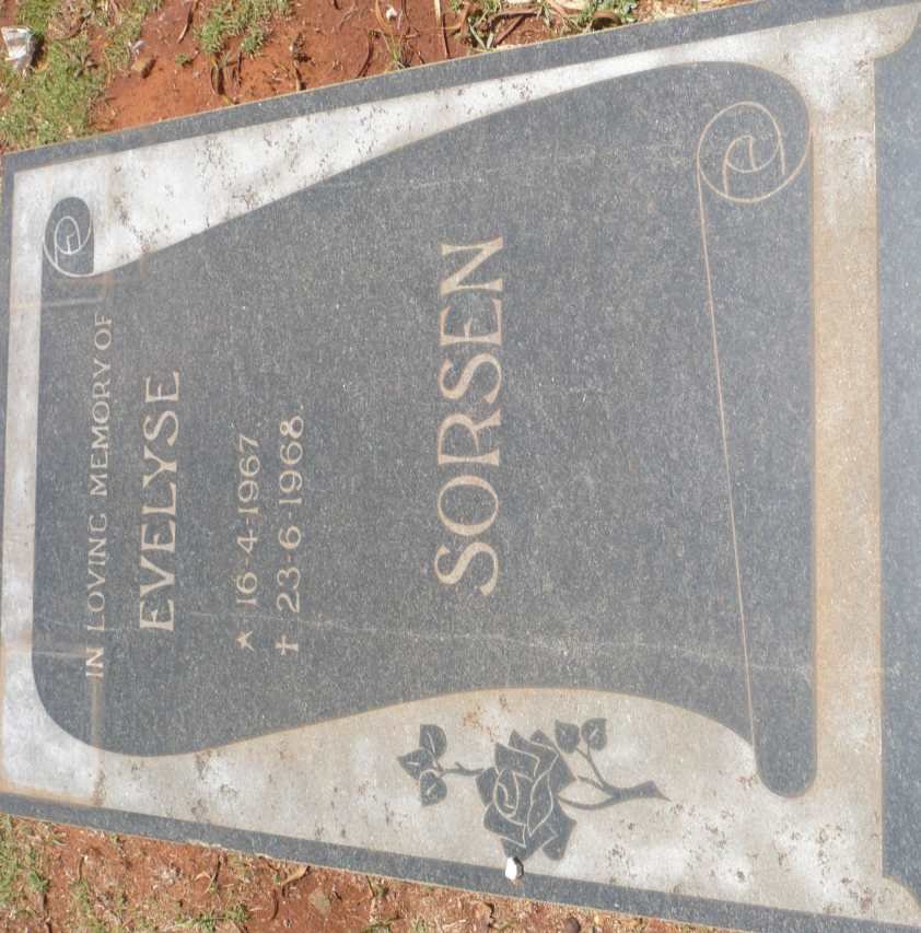SORSEN Evelyse 1967-1968
