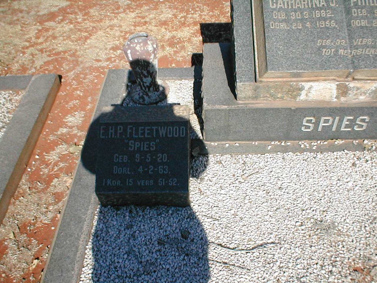 FLEETWOOD E.H.P. nee SPIES 1920-1963