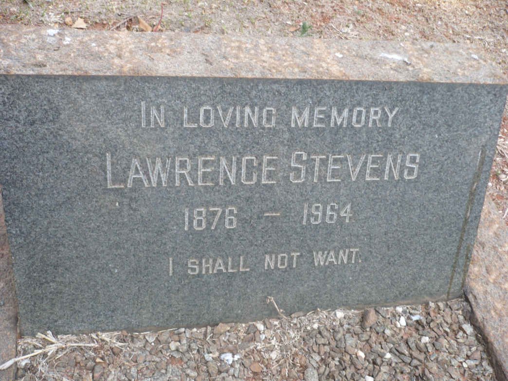 STEVENS Lawrence 1876-1964