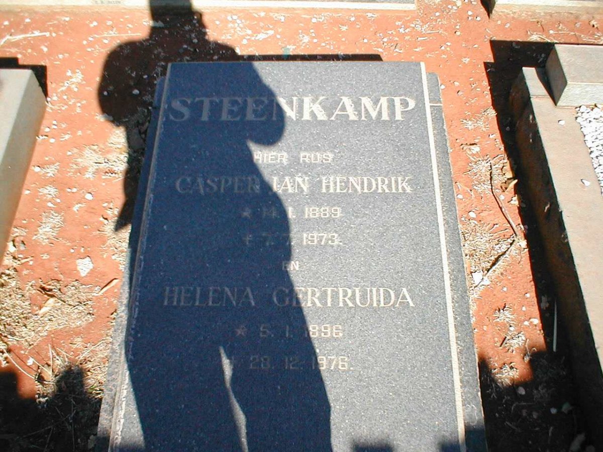 STEENKAMP Casper Jan Hendrik 1889-1973 &amp; Helena Gertruida 1896-1976