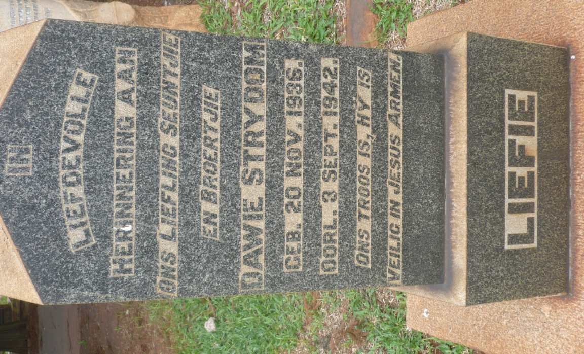 STRYDOM Dawie 1936-1942