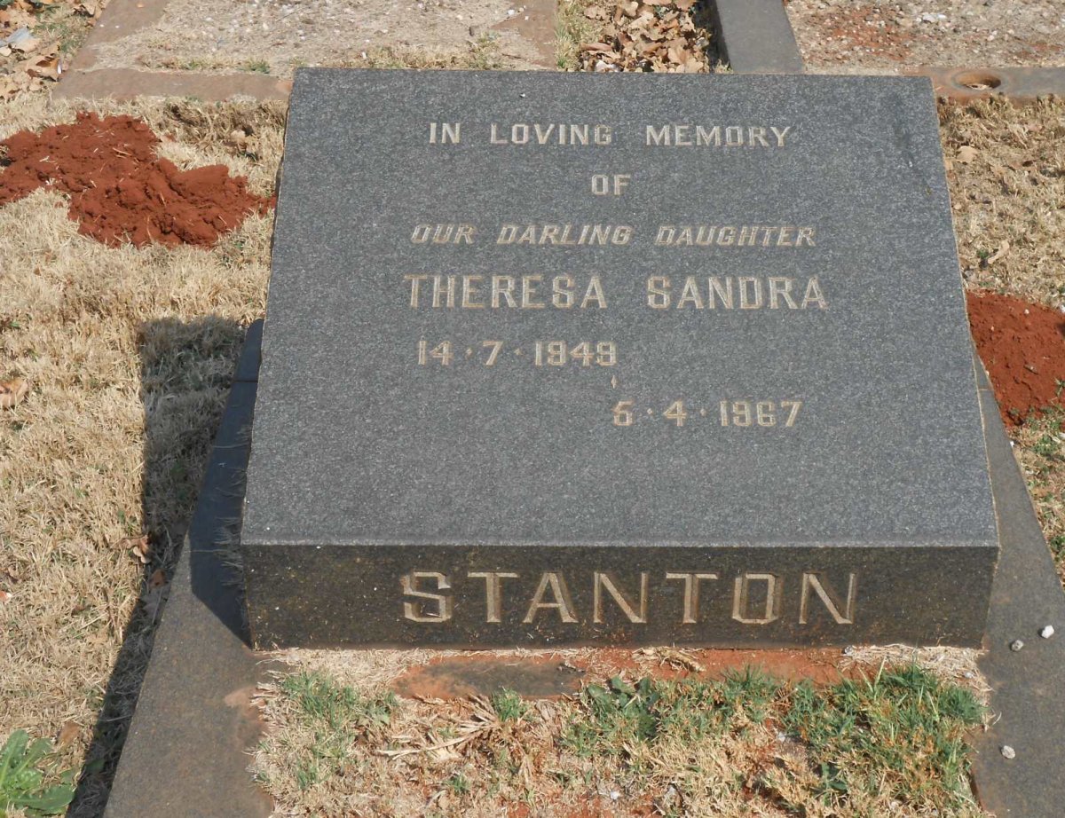 STANTON Theresa Sandra 1949-1967