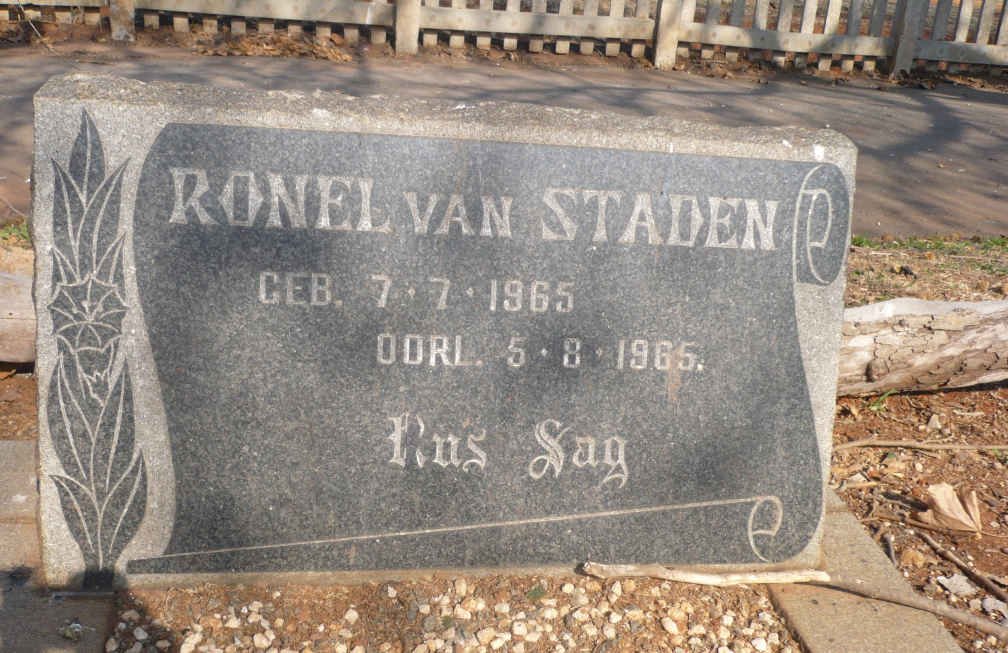 STADEN Ronel, van 1965-1965