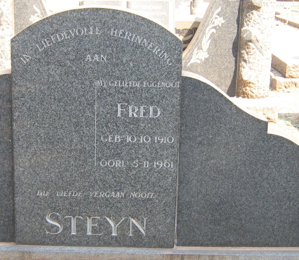 STEYN Fred 1910-1961